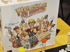 ［SPIEL'19］砂時計を使ったライトなカードゲーム「House Flipper」。中古の家を改装して転売，豊かな老後を目指せ！