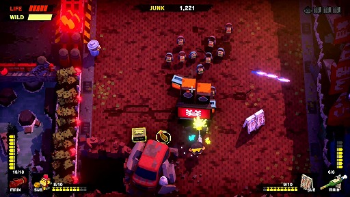 画像ギャラリー No.026のサムネイル画像 / サルと家電ロボットが世紀末の日本で大バトル！　「MONKEY BARRELS」プレイレポート