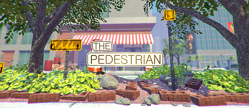 画像ギャラリー No.002のサムネイル画像 / 棒人間が主人公の「The Pedestrian」の制作が発表。看板や落書きの中を移動するパズルアクション