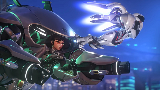 画像ギャラリー No.001のサムネイル画像 / 「オーバーウォッチ2」とポルシェのコラボ。D.Vaとファラのスキンを紹介するプレイムービー公開