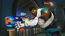 画像ギャラリー No.005のサムネイル画像 / 「オーバーウォッチ 2」,トイガンでおなじみの“NERF(ナーフ)”とのコラボを発表。独特な発射音も再現したキャスディのスキンが登場