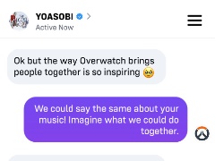 「オーバーウォッチ」，音楽ユニット・YOASOBIとのコラボを示唆。近日中にさらなる情報を公開へ