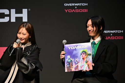 画像ギャラリー No.025のサムネイル画像 / 「オーバーウォッチ」×「YOASOBI」コラボは7月1日開幕。Ayaseさん,ikuraさんがゲスト登場した発表会をレポート