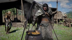 画像ギャラリー No.002のサムネイル画像 / オープンワールドアクションADV「紅の砂漠」,プレビュー映像第3弾「パイウェルでの暮らし」を公開。釣りや牧畜など生活要素を紹介