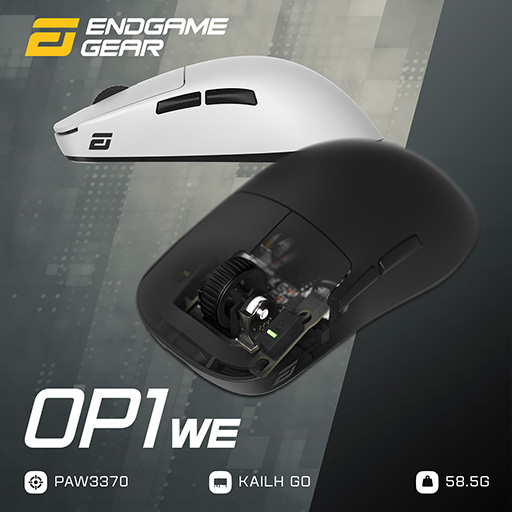 画像ギャラリー No.001のサムネイル画像 / つかみ持ち特化のEndgame Gear製小型ワイヤレスマウスが国内発売