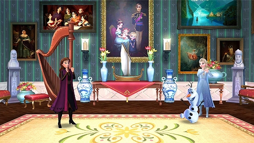 画像ギャラリー No.002のサムネイル画像 / パズルゲーム「アナと雪の女王:フローズン・アドベンチャー」がリリース。エルサやアナと映画の世界を冒険しながら王国をカスタマイズしよう