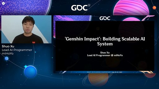 画像ギャラリー No.001のサムネイル画像 / ［GDC 2021］「原神」は広大なマップでどのようにNPCのAIを管理しているのか