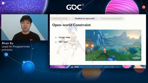 画像ギャラリー No.005のサムネイル画像 / ［GDC 2021］「原神」は広大なマップでどのようにNPCのAIを管理しているのか