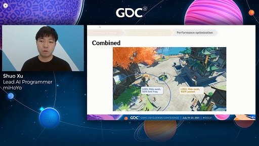 画像ギャラリー No.012のサムネイル画像 / ［GDC 2021］「原神」は広大なマップでどのようにNPCのAIを管理しているのか