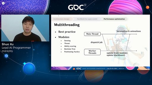 画像ギャラリー No.014のサムネイル画像 / ［GDC 2021］「原神」は広大なマップでどのようにNPCのAIを管理しているのか