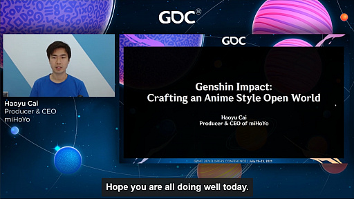 画像ギャラリー No.001のサムネイル画像 / ［GDC 2021］「原神」の魅力的なキャラクターと背景グラフィックスはどのように生まれたのか。miHoYoのCEO自ら解説