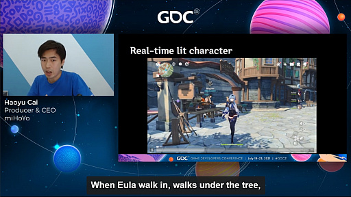 画像ギャラリー No.016のサムネイル画像 / ［GDC 2021］「原神」の魅力的なキャラクターと背景グラフィックスはどのように生まれたのか。miHoYoのCEO自ら解説