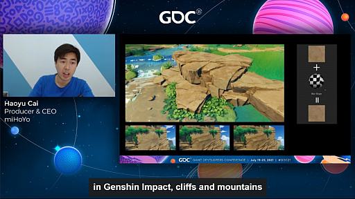 画像ギャラリー No.021のサムネイル画像 / ［GDC 2021］「原神」の魅力的なキャラクターと背景グラフィックスはどのように生まれたのか。miHoYoのCEO自ら解説