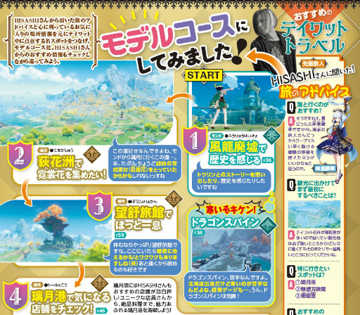画像ギャラリー No.003のサムネイル画像 / 「原神」と旅行情報誌「るるぶ」がコラボしたガイドブック“るるぶ原神”を本日発売。テイワット観光に役立つ情報が盛りだくさん