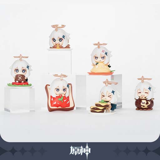 画像ギャラリー No.002のサムネイル画像 / 「原神」から“「非常食じゃないぞ!」パイモングルメシリーズ トレーディングフィギュア”が再登場。予約受付中