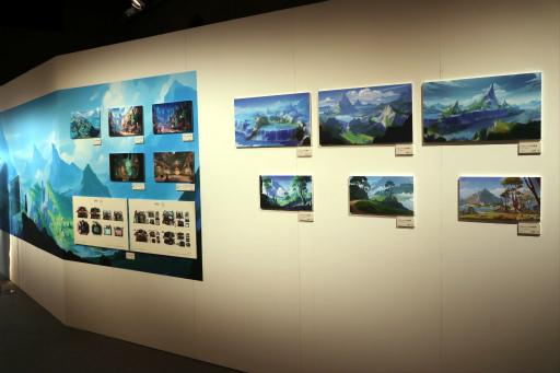 画像ギャラリー No.012のサムネイル画像 / 「原神」のゲームアート展覧会「テイワットでの果てなき冒険の旅・フォンテーヌ編」本日開幕。東京会場で行われた内覧会をレポート