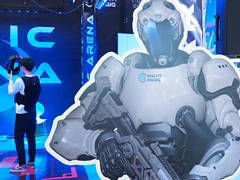 ［G-Star 2019］最大8人プレイ対応のVRゲーム設備「MAGIC ARENA」が，身体を仮想空間につなげる