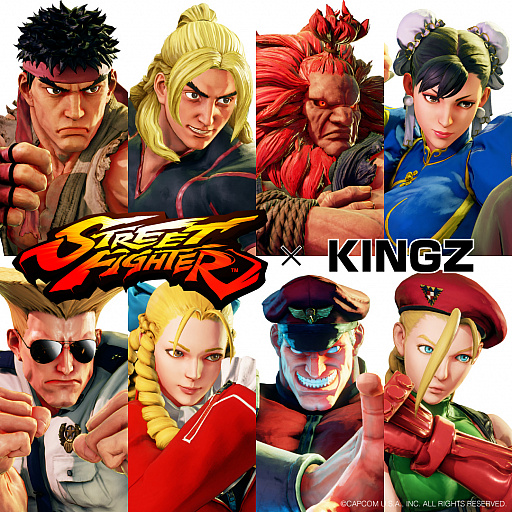 画像ギャラリー No.003のサムネイル画像 / 「ストリートファイターV」,キャラクターをデザインした財布やパスケース,TシャツがKINGZから登場