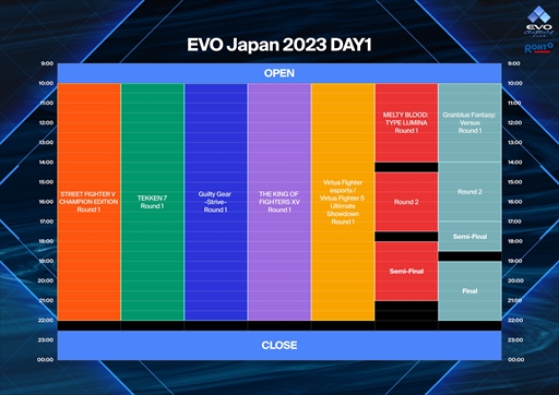 画像ギャラリー No.002のサムネイル画像 / ［EVO Japan］格闘ゲームの祭典「EVO Japan 2023」本日開幕。タイムテーブルや配信スケジュールをまとめて紹介