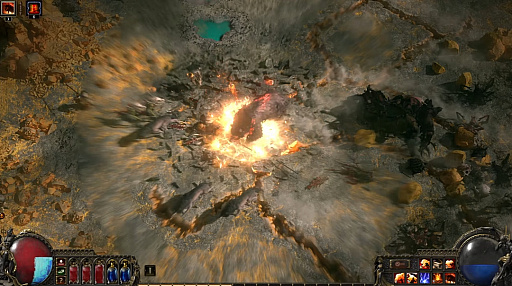 画像ギャラリー No.004のサムネイル画像 / ［gamescom］「Path of Exile 2」の新クラス“ドルイド”が公開に。Volcanoで火球を吹き出し，Rampageで相手を踏みつけろ！