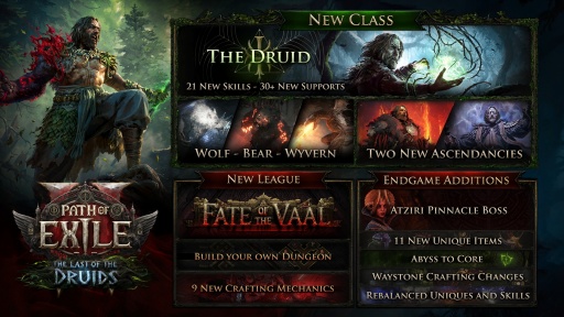 画像ギャラリー No.014のサムネイル画像 / 「Path of Exile 2」の次期アップデート「The Last of the Druids」最新情報公開。熊，狼，そしてワイバーンにもなれる新クラス「ドルイド」登場