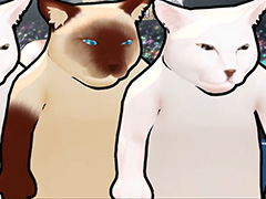 いざという時は目からビームも。「Fight of Animals」，だるんと伸びた胴を持つ新動物「スレンダーキャット」が本日実装