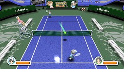 画像ギャラリー No.019のサムネイル画像 / 「おきらくテニス SP」がSwitch向けに本日配信。個性的な技を持つ8キャラクターで楽しめるカジュアルなテニスゲーム