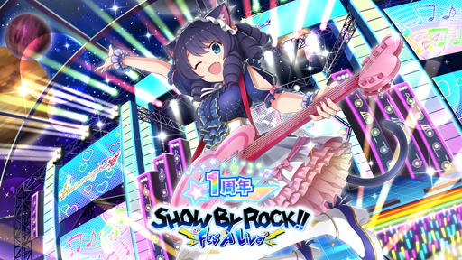 画像ギャラリー No.001のサムネイル画像 / 「SHOW BY ROCK!!」,1周年キャンペーン&クオカードが抽選で10名に当たるキャンペーンを実施
