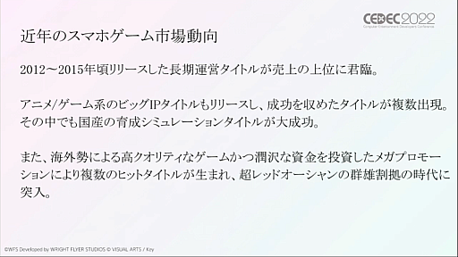 画像ギャラリー No.004のサムネイル画像 / ［CEDEC 2022］「ヘブンバーンズレッド」のマーケティング戦略とは。オリジナルIPとして超レッドオーシャンに飛び込むために必要だったこと