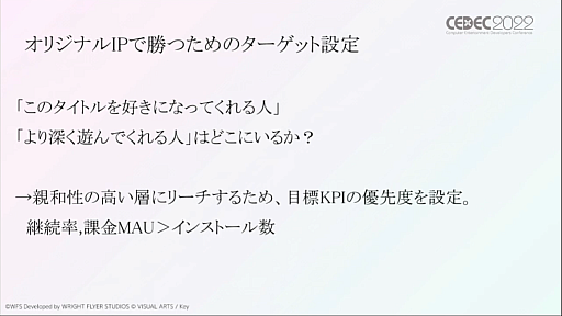 画像ギャラリー No.007のサムネイル画像 / ［CEDEC 2022］「ヘブンバーンズレッド」のマーケティング戦略とは。オリジナルIPとして超レッドオーシャンに飛び込むために必要だったこと