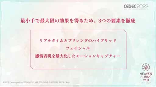 画像ギャラリー No.022のサムネイル画像 / ［CEDEC 2022］「ヘブンバーンズレッドにおける『最上の，切なさを。』を形にしたビジュアルアイデンティティ」レポート。職人集団が基本を積み上げて切なさを支える