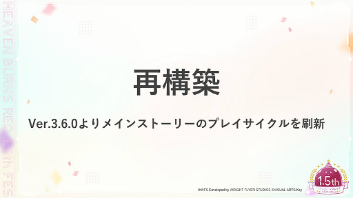 画像ギャラリー No.060のサムネイル画像 / 「ヘブンバーンズレッド1.5thフェス」レポート。ゲームの再構築や新要素追加などの最新情報もまとめてお届け