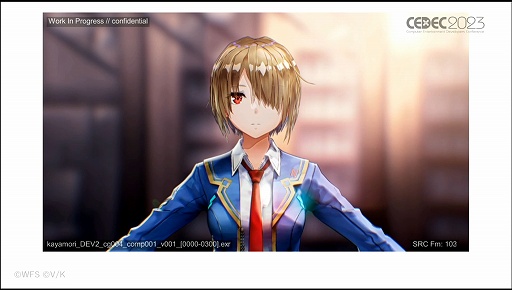 画像ギャラリー No.071のサムネイル画像 / ［CEDEC 2023］あのライブシーンはこうして生まれた。「ヘブンバーンズレッド -未来を見据えたルックディべロップメント-」聴講レポート