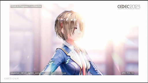 画像ギャラリー No.075のサムネイル画像 / ［CEDEC 2023］あのライブシーンはこうして生まれた。「ヘブンバーンズレッド -未来を見据えたルックディべロップメント-」聴講レポート