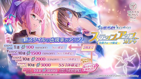 画像ギャラリー No.019のサムネイル画像 / 「ヘブンバーンズレッド」今年の夏もずっとヘブバン！Summerキャンペーンを開始。水着姿の水瀬いちご，柊木 梢，樋口聖華が登場