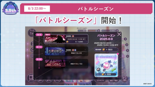 画像ギャラリー No.046のサムネイル画像 / 鹿にタコに野球？　「ヘブバン」3.5thフェス生放送レポート。新キャンペーン＆大型アップデート情報まとめ
