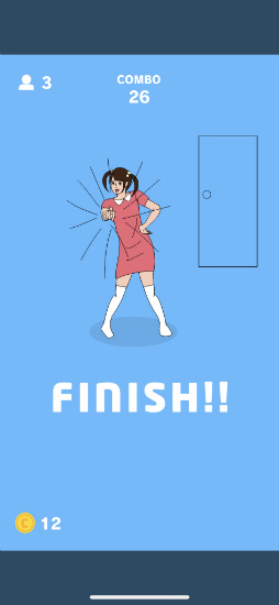 画像ギャラリー No.004のサムネイル画像 / 親バレせずにレッツダンス！　スマホ向けリズムゲーム「うしろ！うしろ！」を紹介する「（ほぼ）日刊スマホゲーム通信」第2406回