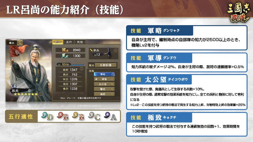 画像ギャラリー No.005のサムネイル画像 / 「三國志 覇道」,新レアリティの「LR」で天賦1300の張飛と呂尚が登場
