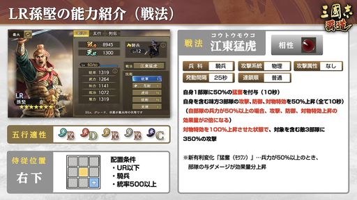 画像ギャラリー No.004のサムネイル画像 / 「三國志 覇道」,11月アップデートでLR武将「孫堅」「許褚」が登場