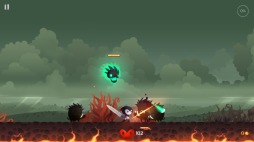 画像ギャラリー No.002のサムネイル画像 / Switch「ブラックソードマン -ある死神の物語-」が本日リリース。“ぶった切る”爽快感が特徴の横スクロールアクションRPG