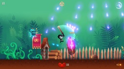 画像ギャラリー No.006のサムネイル画像 / Switch「ブラックソードマン -ある死神の物語-」が本日リリース。“ぶった切る”爽快感が特徴の横スクロールアクションRPG