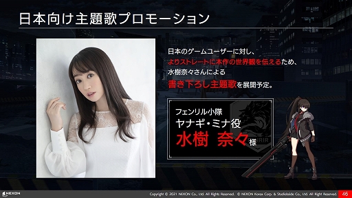 画像ギャラリー No.028のサムネイル画像 / 「COUNTER: SIDE」主題歌は水樹奈々さんが担当。日笠陽子さんや福山 潤さんが登壇したネクソン新作タイトルの発表会レポート