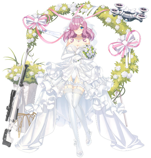 画像ギャラリー No.001のサムネイル画像 / 「COUNTER: SIDE」,ウェディングドレス姿のキャラクタースキン4種の販売を開始