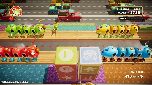 画像ギャラリー No.003のサムネイル画像 / 「Frogger in Toy Town」，大型アップデートを実施。ランキングモード“耐久レース”などが登場