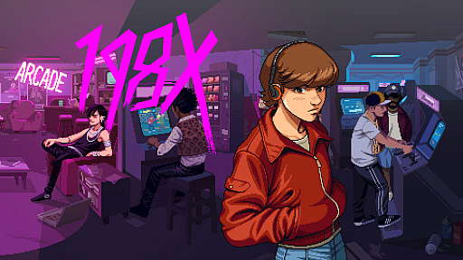 画像ギャラリー No.001のサムネイル画像 / PS4版「198X」が本日配信。1980年代風のアーケードゲームを通じて，思春期を迎えた少年の心情を描くマルチジャンルゲーム