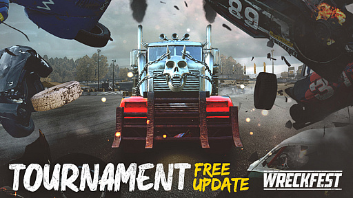 画像ギャラリー No.001のサムネイル画像 / 「Wreckfest(レックフェスト)」の大型アップデート「トーナメントモード」が実装。3台のアメリカンマシンを追加する有料DLCが配信開始