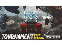 「Wreckfest（レックフェスト）」の大型アップデート「トーナメントモード」が実装。3台のアメリカンマシンを追加する有料DLCが配信開始