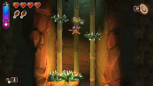 画像ギャラリー No.006のサムネイル画像 / Switch「Jet Kave Adventure」が本日配信。ジェットパックを身に着け原始時代の島を冒険するアクションゲーム