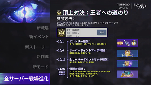 画像ギャラリー No.020のサムネイル画像 / ［TGS 2020］「コード：ドラゴンブラッド」は10月以降も進化しつづける！　「聖闘士ライコス」の今だけ情報もチェック