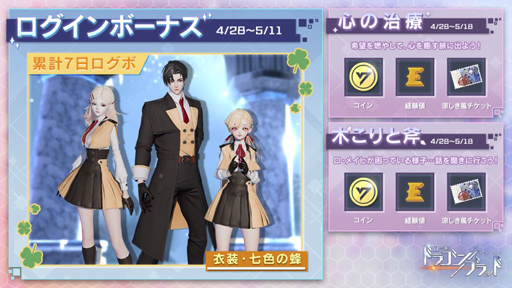 画像ギャラリー No.002のサムネイル画像 / 「コード:ドラゴンブラッド」,ログインすると衣装がもらえるイベント実施中